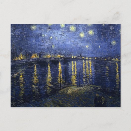 Starry Night Over the Rhone Postkarte (Vorderseite)
