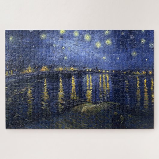Starry Night Over the Rhone Puzzle (Horizontal)