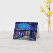 Starry Night Over the Rhone Van Gogh Fine Art Karte (Gelbe Blume)