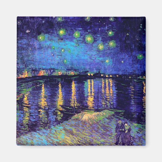 Starry Night Over the Rhone Van Gogh Fine Art Magnet (Vorne)