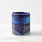 Starry Night Over the Rhone Van Gogh Fine Art Tasse (Zentrum)