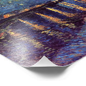 Starry Night Over the Rhone - Van Gogh Fotodruck (Ecke)