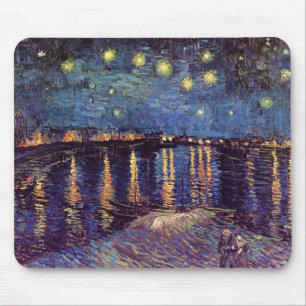 Starry Night Over the Rhone - Van Gogh Mousepad