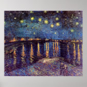 Starry Night Over the Rhone - Van Gogh Poster (Vorne)