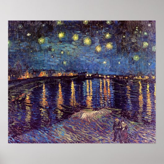 Starry Night Over the Rhone - Van Gogh Poster (Vorne)