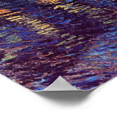 Starry Night Over the Rhone - Van Gogh Poster (Ecke)