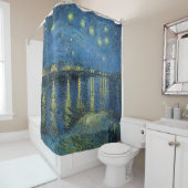 Starry Night Over the Rhone Vincent Van Gogh Duschvorhang (Beispiel)