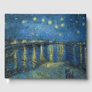 Starry Night Over the Rhone Vincent Van Gogh Gästebuch