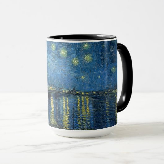 Starry Night Over the Rhône-Vincent van Gogh Tasse (VorderseiteRechts)