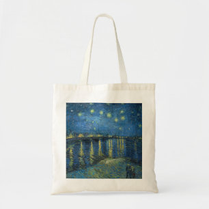 Starry Night Over the Rhone Vincent Van Gogh Tragetasche