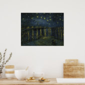 Starry Night Over the Rhone von Van Gogh Poster (Küche)