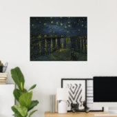 Starry Night Over the Rhone von Van Gogh Poster (Heimbüro)