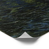 Starry Night Over the Rhone von Van Gogh Poster (Ecke)