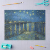 Starry Night Over the Rhone von Van Gogh Seidenpapier (Basteln)
