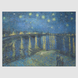 Starry Night Over the Rhone von Van Gogh Seidenpapier