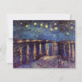 Starry Night Over the Rhone von Vincent van Gogh (Vorderseite)