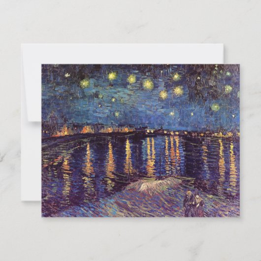 Starry Night Over the Rhone von Vincent van Gogh (Vorderseite)