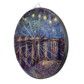 Starry Night Over the Rhone von Vincent van Gogh Dartscheibe (Vorderseite rechts)