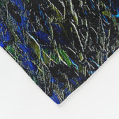 Starry Night Over the Rhone von Vincent Van Gogh Fleecedecke (Ecke)