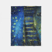 Starry Night Over the Rhone von Vincent Van Gogh Fleecedecke (Vorderseite)