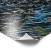 Starry Night Over the Rhone von Vincent van Gogh Fotodruck (Ecke)