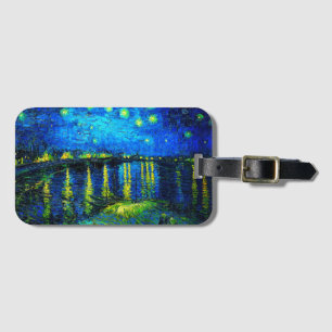 Starry Night Over the Rhone von Vincent Van Gogh Gepäckanhänger