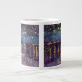 Starry Night Over the Rhone von Vincent van Gogh Jumbo-Tasse (Vorderseite)