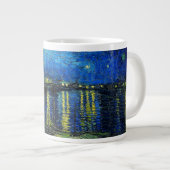Starry Night Over the Rhone von Vincent Van Gogh Jumbo-Tasse (Vorderseite Rechts)