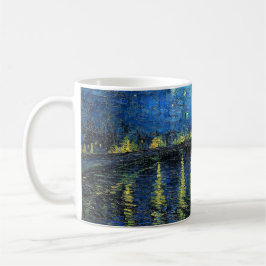 Starry Night Over the Rhone von Vincent Van Gogh Kaffeetasse