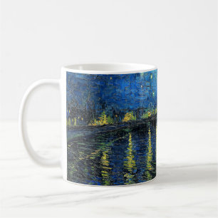 Starry Night Over the Rhone von Vincent Van Gogh Kaffeetasse