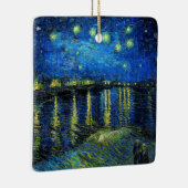 Starry Night Over the Rhone von Vincent Van Gogh Keramikornament (Rechts)