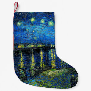 Starry Night Over the Rhone von Vincent Van Gogh Kleiner Weihnachtsstrumpf