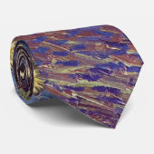 Starry Night Over the Rhone von Vincent van Gogh Krawatte (Gerollt)