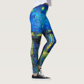 Starry Night Over the Rhone von Vincent Van Gogh Leggings (Rechts)