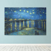 Starry Night Over the Rhone von Vincent van Gogh Leinwanddruck (Insitu (Holzboden))