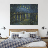 Starry Night Over the Rhone von Vincent Van Gogh Leinwanddruck (Insitu (Schlafzimmer))
