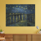 Starry Night Over the Rhone von Vincent Van Gogh Leinwanddruck (Insitu (Wohnzimmer))