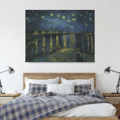 Starry Night Over the Rhone von Vincent Van Gogh Leinwanddruck (Insitu (Schlafzimmer))