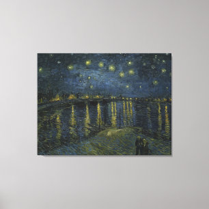 Starry Night Over the Rhone von Vincent Van Gogh Leinwanddruck