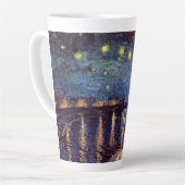 Starry Night Over the Rhone von Vincent van Gogh Milchtasse (Linke Ecke)