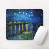 Starry Night Over the Rhone von Vincent Van Gogh Mousepad (Mit Mouse)