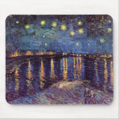 Starry Night Over the Rhone von Vincent van Gogh Mousepad (Vorne)