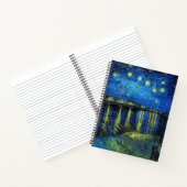 Starry Night Over the Rhone von Vincent Van Gogh Notizblock (Innenseite)