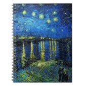 Starry Night Over the Rhone von Vincent Van Gogh Notizblock (Vorderseite)