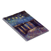 Starry Night Over the Rhone von Vincent van Gogh Notizblock (Rechte Seite)