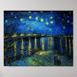 Starry Night Over the Rhone von Vincent Van Gogh Poster