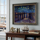 Starry Night Over the Rhone von Vincent van Gogh Poster