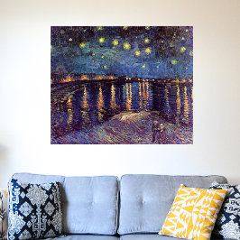 Starry Night Over the Rhone von Vincent van Gogh Poster