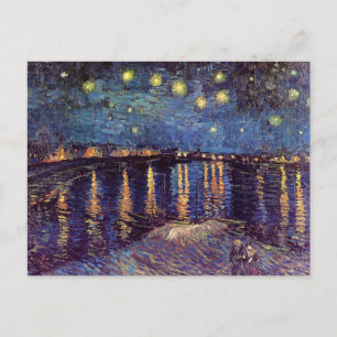 Starry Night Over the Rhone von Vincent van Gogh Postkarte