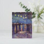 Starry Night Over the Rhone von Vincent van Gogh Postkarte (Stehend Vorderseite)